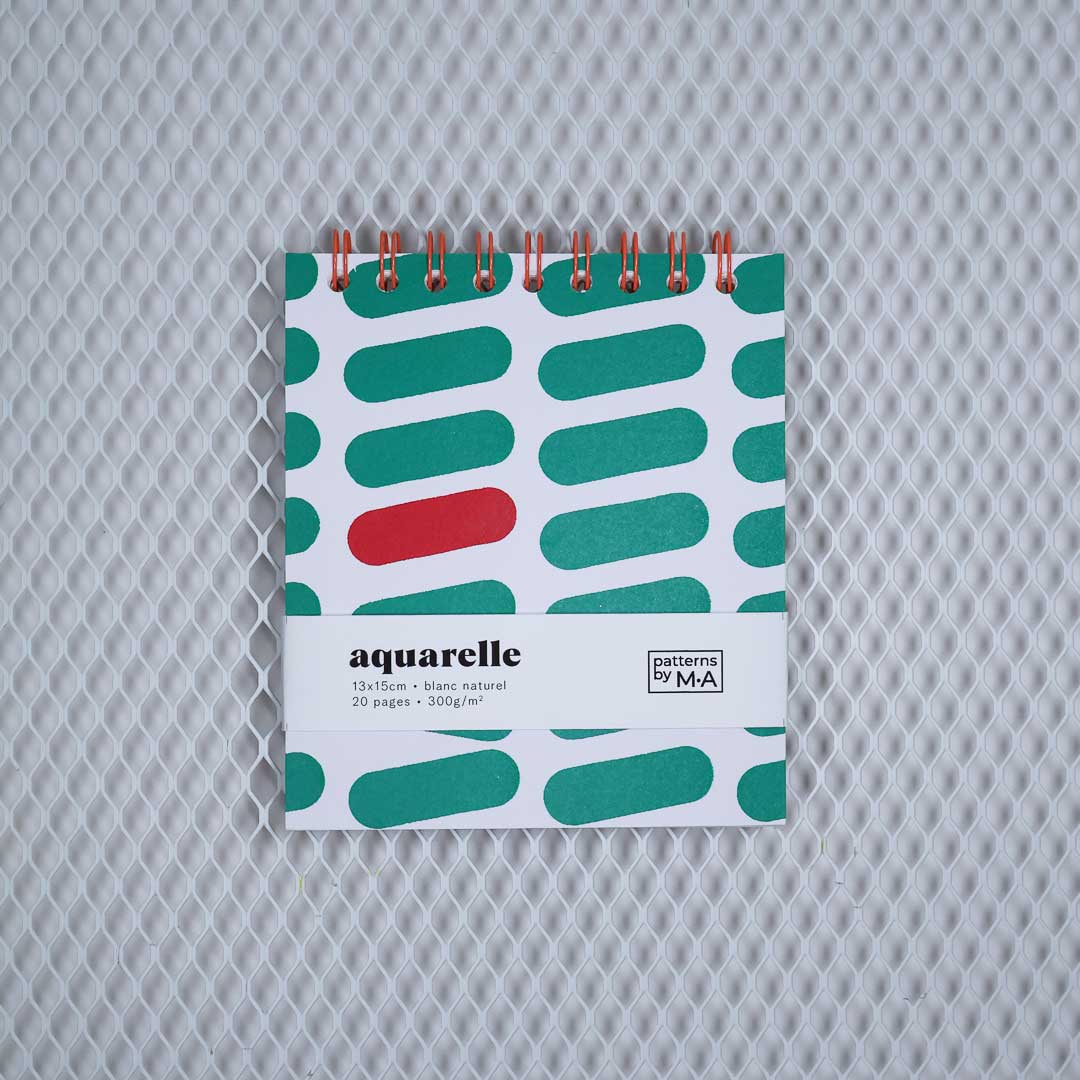 sabuja | Petit bloc aquarelle