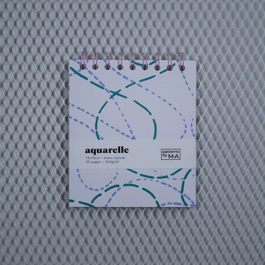 ungu | Petit bloc aquarelle